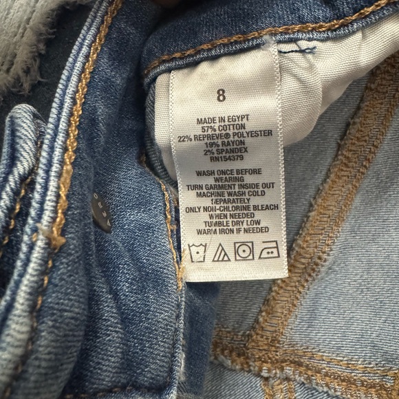 Aeropostale Ripped Cuffed Jean Shorts - Picture 5 of 6